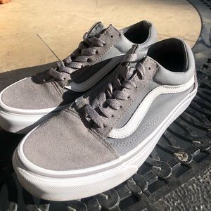 Grey old school vans